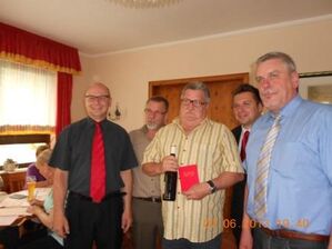 T.Lesch, H.-J. Lorke, Neumitglied H.Krug, C. Höllein, N. Tessmer